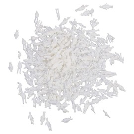 大容量 !! ジオラマ 模型 人 ミニフィギュア× 100体セット 【1:100】 プラモデル ジオラマ作成 鑑賞 Nゲージ 【kj402】