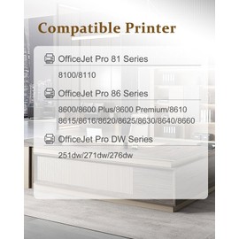 950XL 951XL Ink Cartridges Combo Pack Replacement for HP 950 951 XL HP950 HP951 XL for OfficeJet Pro 8100 8110 8600 8610 8615 8616 8620 8625 8630 8640 8660 251DW 276DW 271DW ( BK C Y M 4Pack)