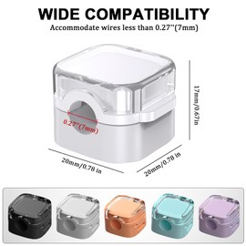 Magnetic Cable Holder (Black & White)