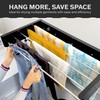Zetez Wall Mounted Laundry Drying Rack, Retractable & Foldable, 31.5"