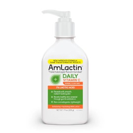 Unbranded AmLactin Daily Vitamin C Lotion - 7.9 oz Body Lotion with 7% Lactic Acid - Skin-