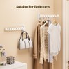 Deasolin Wall Mounted Clothes Drying Rack, Laundry Clothes Hanger Rack