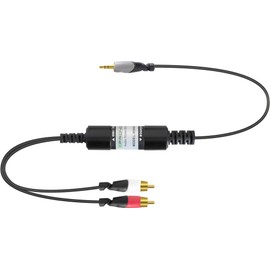 Pronomic ANE20-1.5JC Audio Noise Eliminator Cable Jack / RCA (Suppression Cable, Impedance: 600 Ohms, Dielectric Strength: 500 V DC, Length 1.5 m) Black