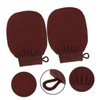 BIUDECO Body Exfoliator Gloves 4 Pack Shower and Bath Mittens