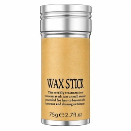 Wax Stick Barra de Cera para Cabello 75g Control de Bordes Baby Hair Anti Frizz Acabado Natural No Graso Peinado Fijación Suave