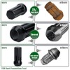 glorider 9/16-18 Spline Lug Nut 32pcs for Dodge 2500 3500