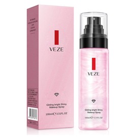 VEZE Gilding Bright Shiny Clearing Glossy Hyaluronic Acid Nicotinamide Makeup Spray Cover 100ml / 3.38fl.oz