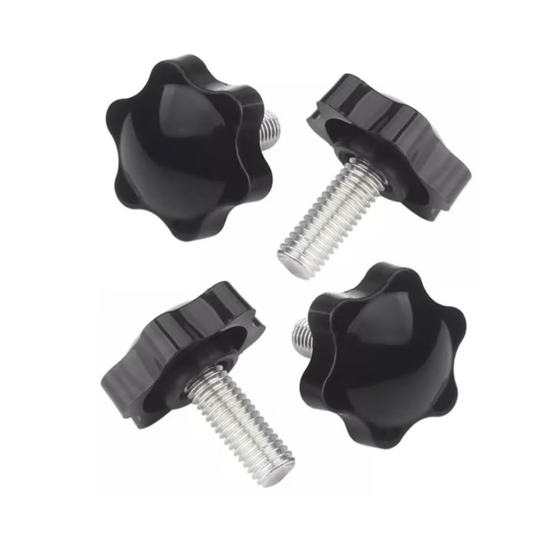 SYDARSYN Wing Screw Plastic Hexagonal Star Head Knurled Screw Grip