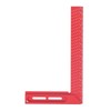 Hole Scribing Ruler Aluminium Alloy Woodworking Right Angle Ruler 45
