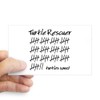 CafePress Turtle Rescuer Rectangle Sticker Rectangle Bumper Sticker Car Decal