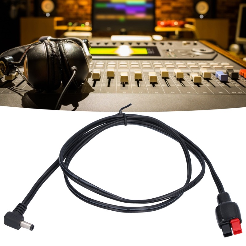 Power Cable Shortwave Radio Portable ABS DC Head Cord Accessory