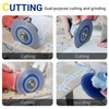 LOZLIN 4.5" Diamond Angle Grinder Blade - Ultra-Thin Dry Cutting