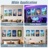 Worldity 30 Pcs Comic Book Wall Display, Acrylic Clear Floating