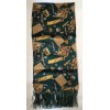 "Handmade" 100%Silk- Satin Golf pattern Scarf 66x11 Double size