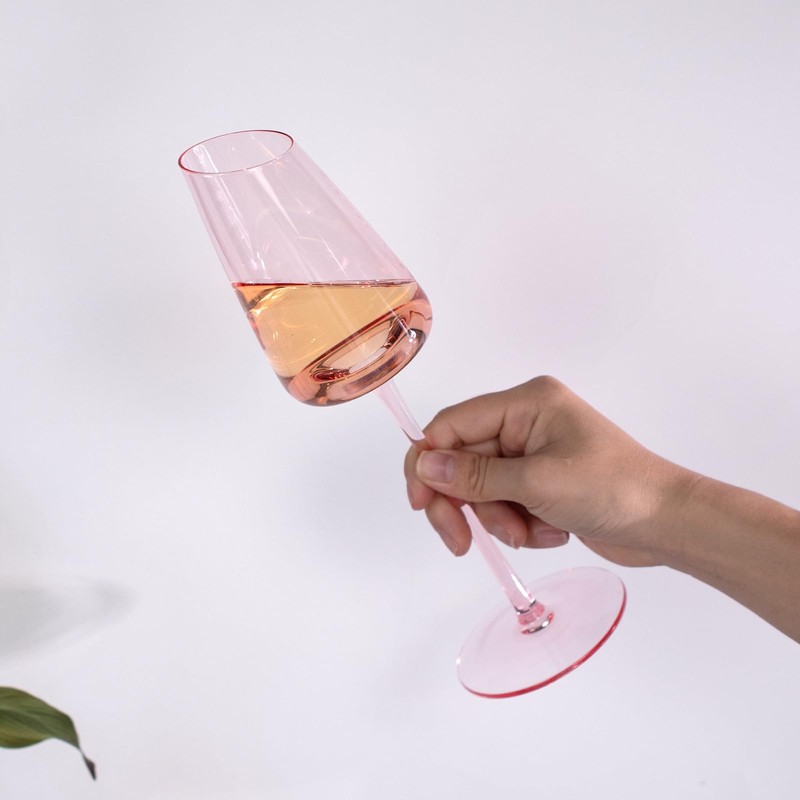 KAMMAK Crystal Red Wine Glasses Set of 2, 7.44 oz