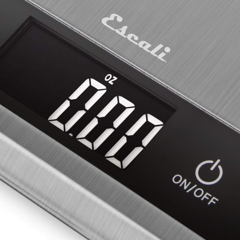 Escali T115S Ultra Thin Kitchen, Office, Herb Scale, Tare Functionality,