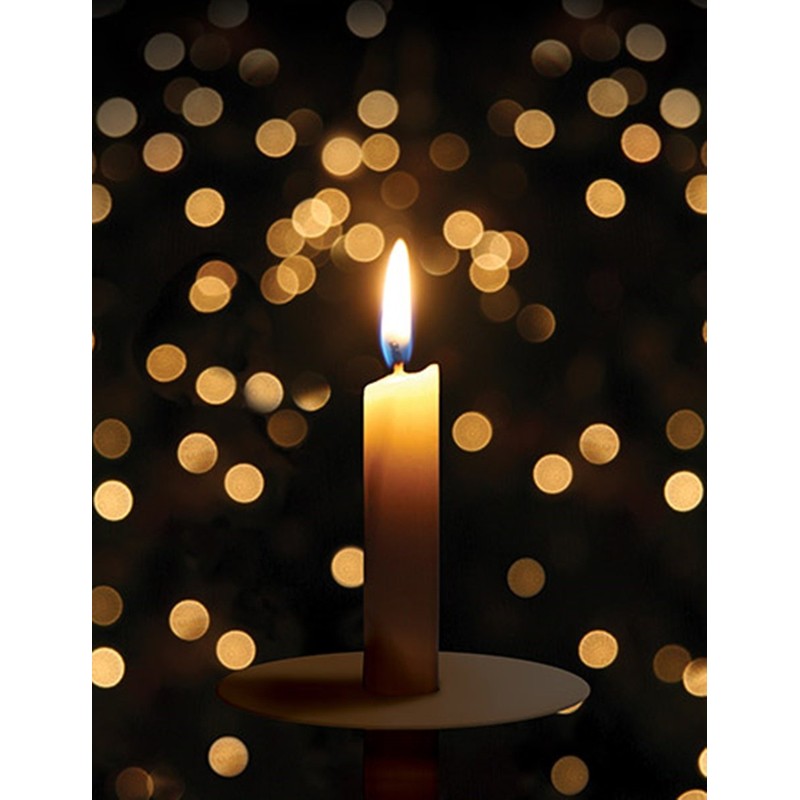 Church Service Ceremony Vigil Devotional Unscented 1/2 x 4 1/4"