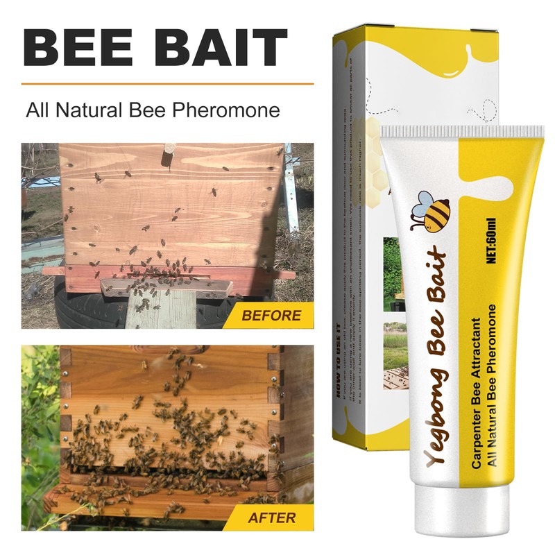 Bee Attractant,Honey Bee Attractant,Bee Lure Tool,Carpenter Bee Swarm Lure Bait,Bee