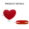 VANTOBEST 4Pcs Tennis Vibration Dampener Heart Silicone Racket Shock Absorber
