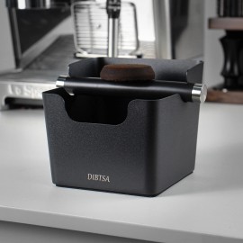 Compatible Most Espresso Knock Box Coffee Grounds Residue Container Removable Bar Non-Slip Base