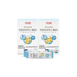 hiwel Hi Well Probiotics Lactobacillus 10 Billion Nutrients 30 Packets / 하이웰 프로바이오틱스 유산균 100억 영양제 30포 X2