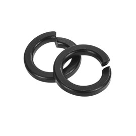 sourcing map M14 Split Lock Washer, 50Pcs Carbon Steel Spring Lock Washers Metal Split Ring Washer for Screw Bolts Machinery