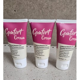 Remedi Organics 3 PACK - Comfort Cream - All Natural Support for Feminine Cramps 1 oz. each