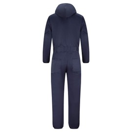 Yukirtiq Men's Work Overalls Rally Suit with Hood Work Suit Craftsman Work Wear Overall Workshop Mechanic Work Suit, Navy Blue