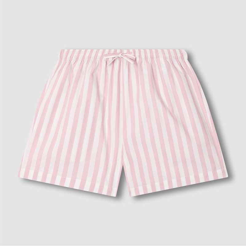 JAJU [JAJU] Women's 60s Cotton 3/4 Sleeve Pajama Set_Light Pink