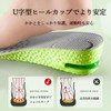 Secret Insole: 0.6 inches (1.5 cm), 1.0 inches (2.5 cm),