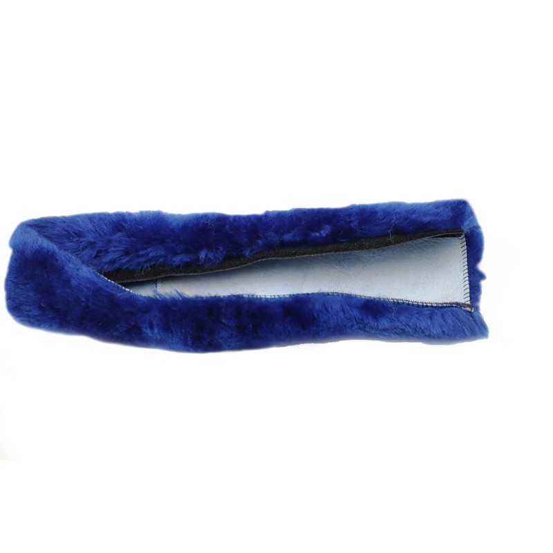 ENGEL GERMANY Sheepskin Nose Band Cover lambskin colour blue (Nase)