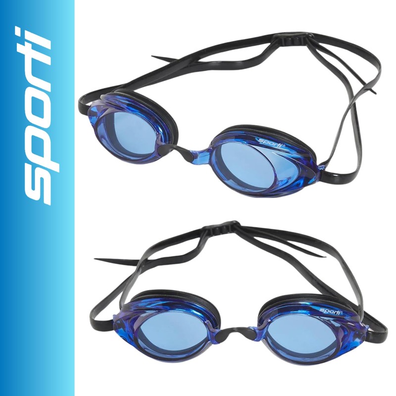 Sporti Antifog S3 Goggle - Blue Lens/Black Frame