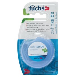 5Pack Fuchs Zahnseide gewachst Minzgeschmack 5x 25m