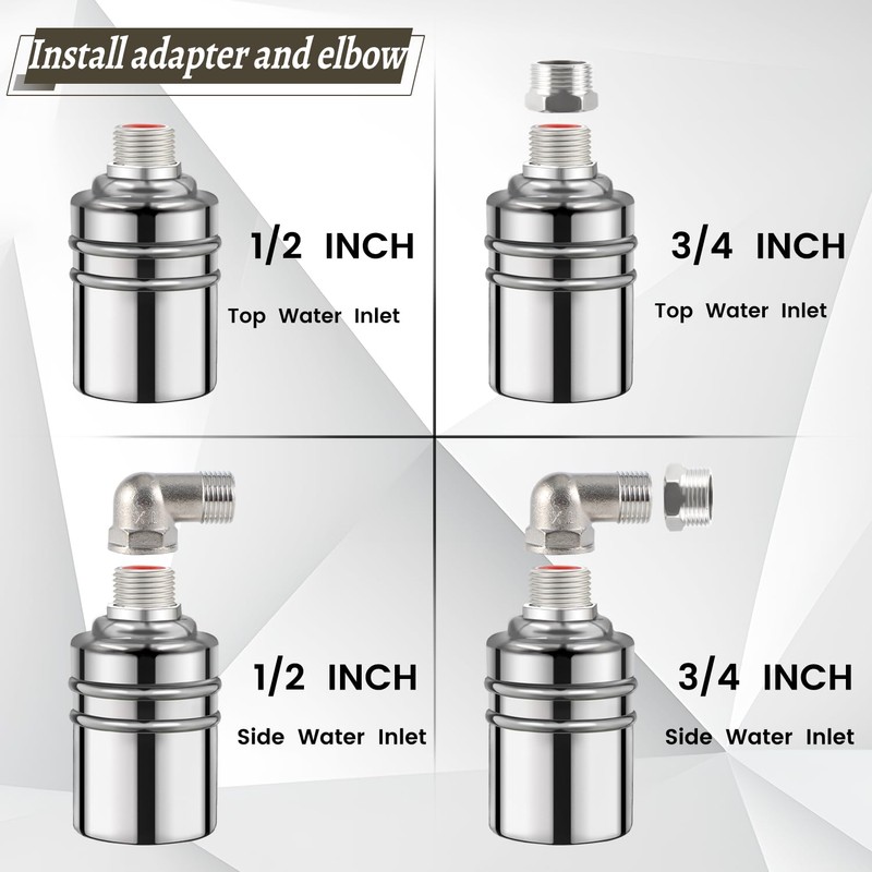 304 Stainless Steel Fully Automatic Water Level Control Float Valve,
