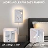 ZEROUNO LED Dimmable Wall Mounted Reading Light, Backlight Night Wall