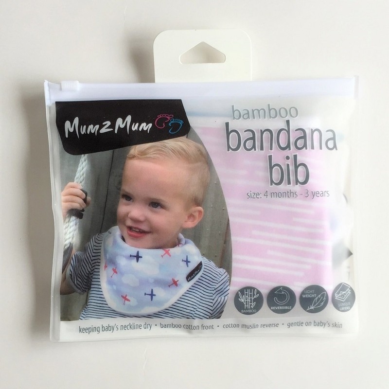 Mum 2 Mum Bamboo Bandanabib Tent Cloth