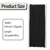 Black Elastic Band for Sewing, 3/8 inch 20 Yards High