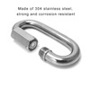 QWORK® Quick Link M12 Chain Links, 304 Stainless Steel Heavy