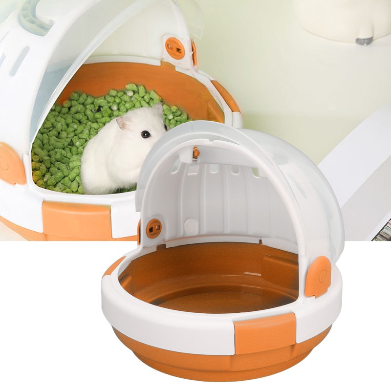 UFO Hamster Cage Funny Cute Travel Portable Small Pet Out