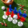 Skylety 12 Pieces Golf Range Tees Set Rubber Golf Tees