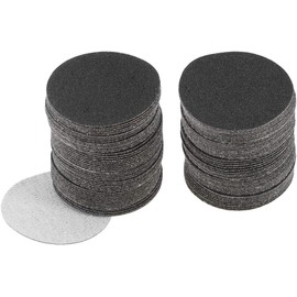 TA-VIGOR 100 Pcs 50mm 180 Grit 2" Hook and Loop Sandpaper Electrostatic Sand Plants Silicon Carbide Sanding Discs