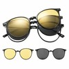 Cyxus P1574 Magnetic Glasses, Glasses and Sunglasses, 2-Way Glass, Clip-On,