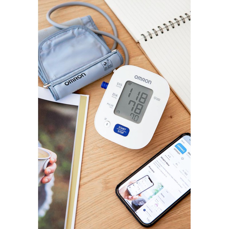 Omron HEM 7142T1 Digital Bluetooth Blood Pressure Monitor with Cuff