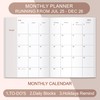 2025-2026 Monthly Planner - 18 Month Calendar from July 2025