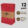 Native Fab - Juego de 12 servilletas de tela, 100%