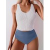 Eomenie Two Piece Tankini Swimsuits for Women Tummy Control Bathing