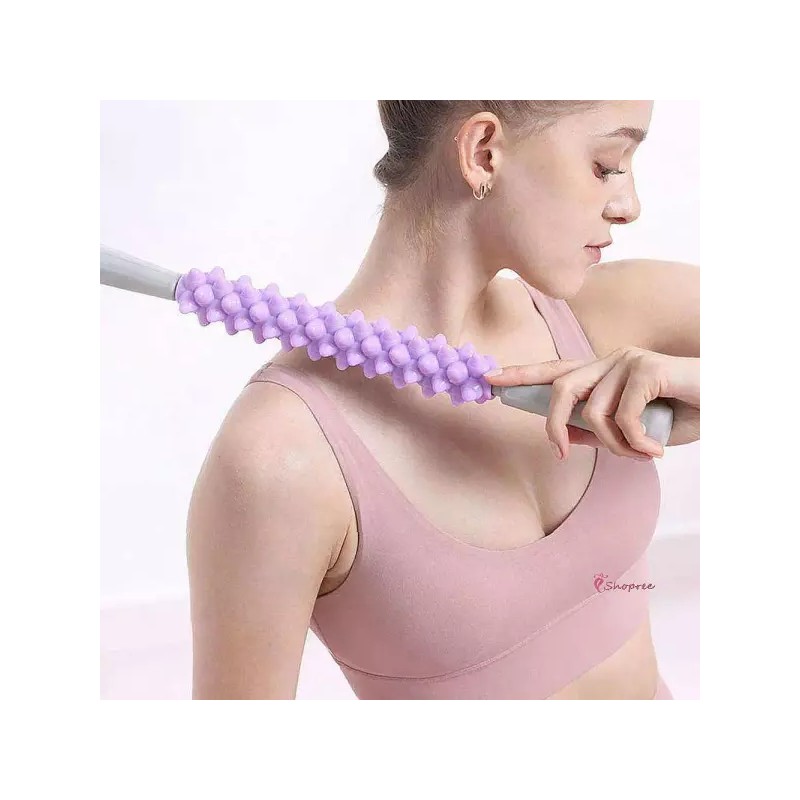 마사지스틱 롤러바 근막이완 셀프마사지 릴렉스 바디jkl870 [퍼플] Massage Stick Roller
