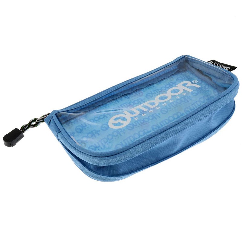 Sunstar Stationery Outdoor Clear Flat Pencil Case Logo S1422286