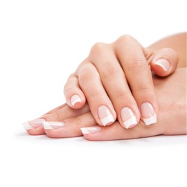 JEDEC SUMO Natural French Manicure. Semi Cured Gel Nail Polish Stickers/Strips. Stick on Nail Wraps - New Packaging, Same Great Product! - Gel Nail Polish Stickers for use with UV Light