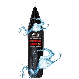 SHIHAN POWER SPORTS Boxing Bag Cover NO MERCY STRIKE HARD In/Outdoor 5-6ft & 24inch Diameter Large Bag punch bag Outdoor Protection for your boxing Bag, Ideal for freestanding boxing bags